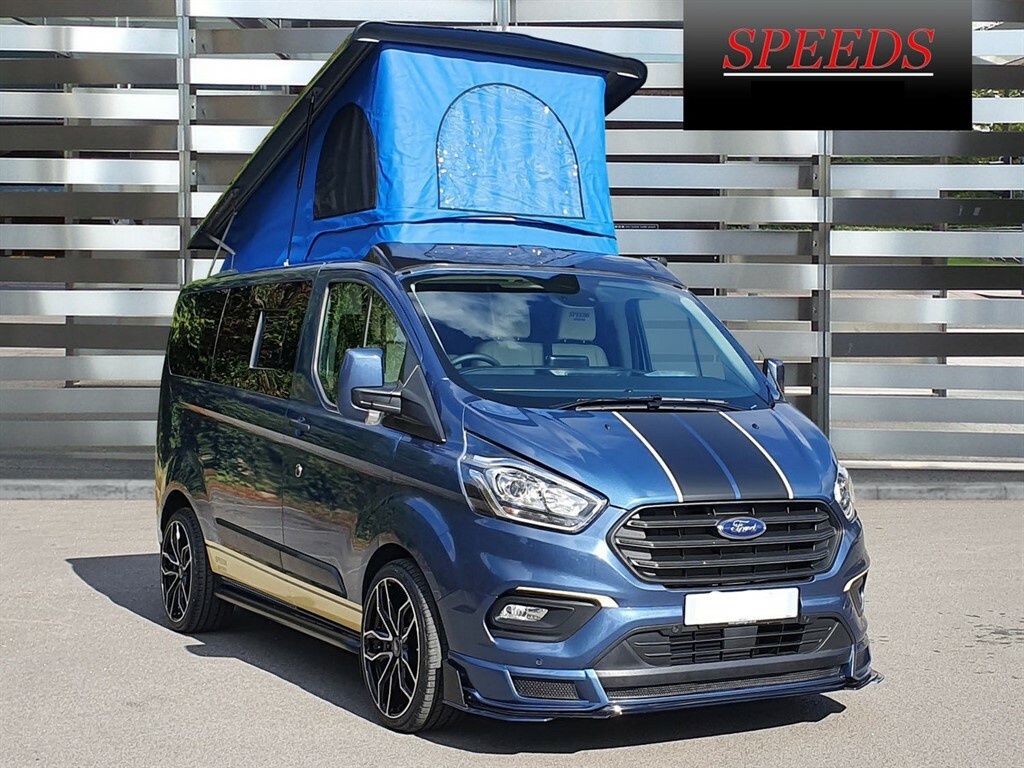 Ford Transit Custom Speeds Edition Camper 130Ps 4Berth, High Spec Spe BK71OYZ Blue #2