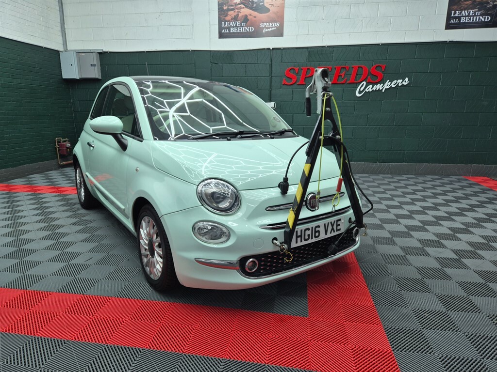 Fiat 500 1.2 Lounge Motorhome Tow Car Electronic Braked A Green