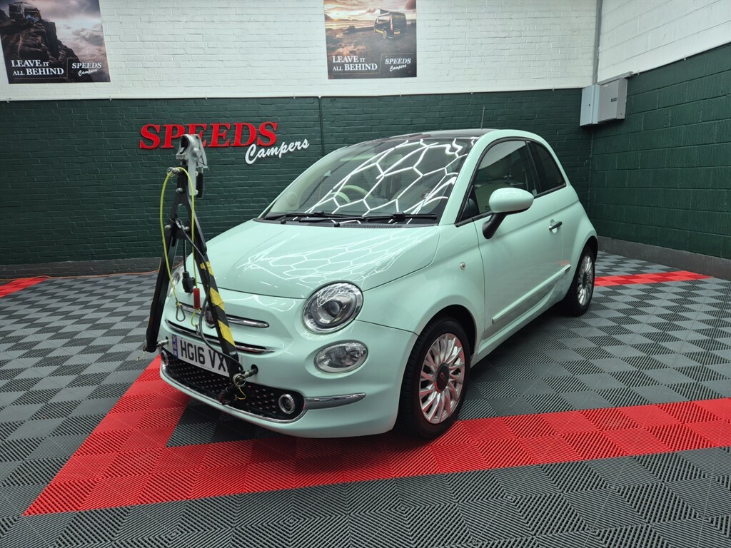 Fiat 500 1.2 Lounge Motorhome Tow Car Electronic Braked A HG16VXE Green #4