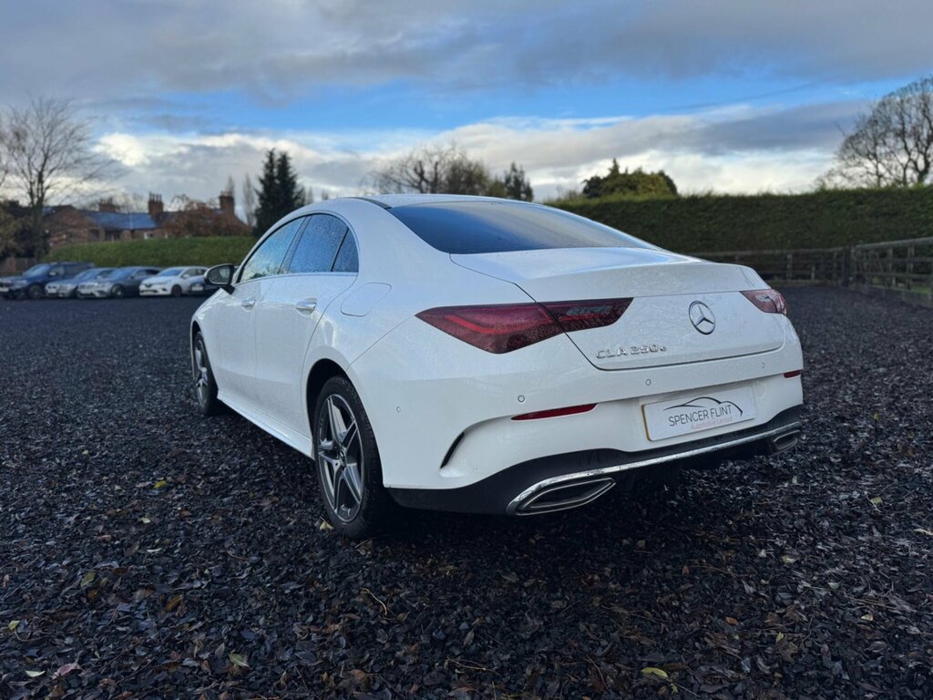 Mercedes-Benz CLA Class 1.3 Cla250e 15.6Kwh Amg Line Executive Coupe 8G- YC74EHV White #4