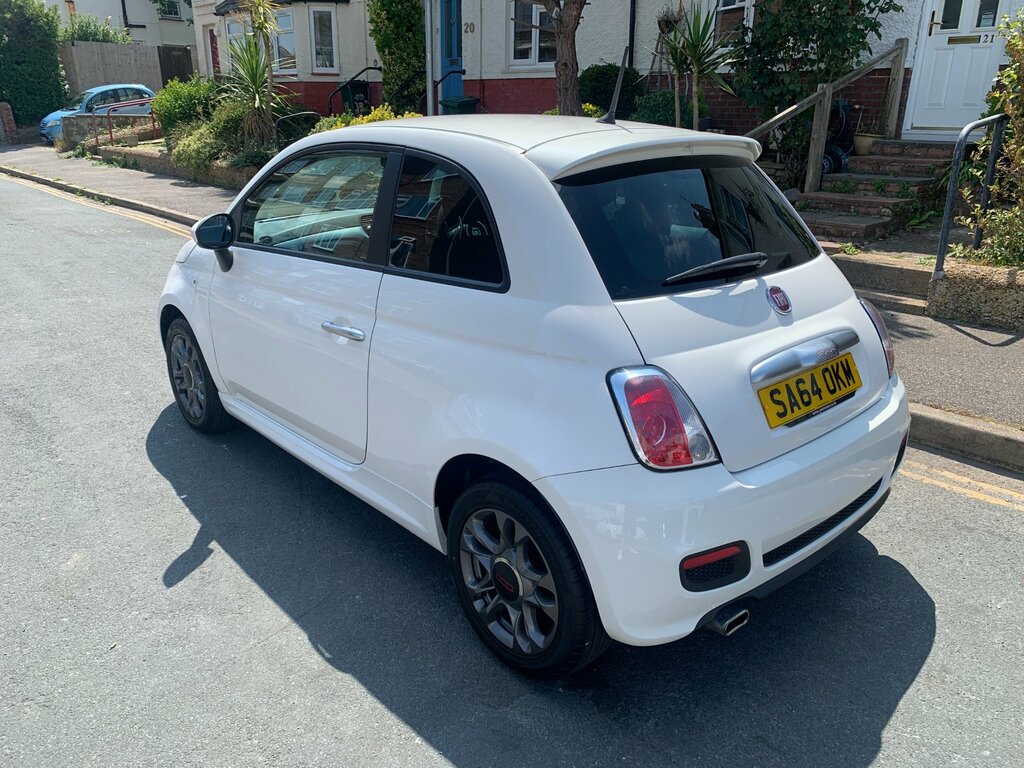 Fiat 500 1.2 S Hatchback Euro 6 Ss 69 White #3