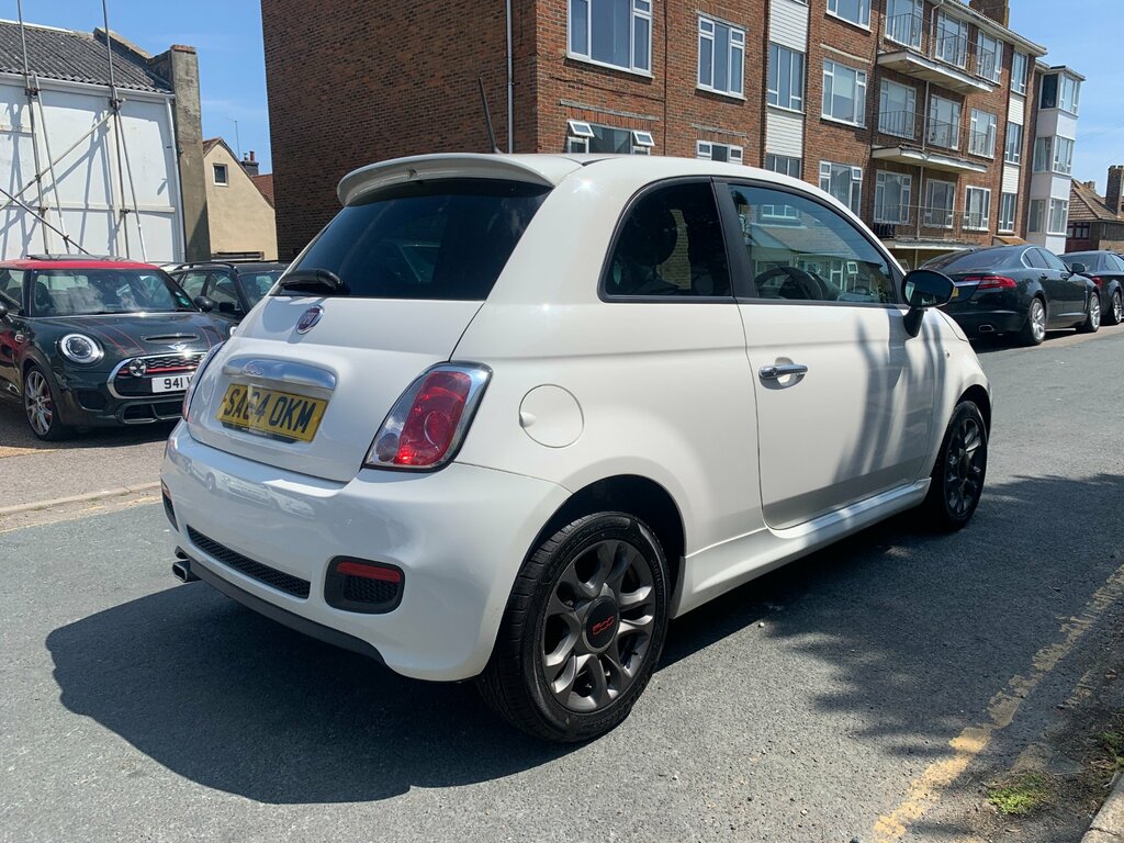 Fiat 500 1.2 S Hatchback Euro 6 Ss 69 White #6