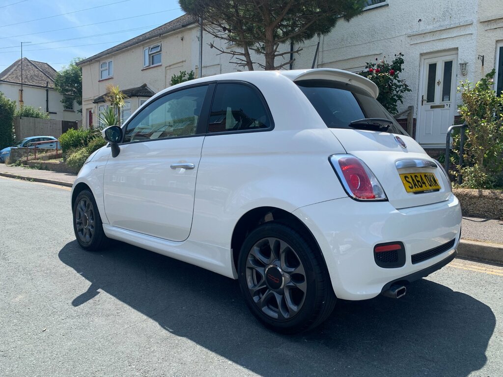Fiat 500 1.2 S Hatchback Euro 6 Ss 69 White #4