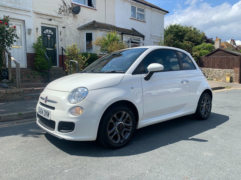 Fiat 500 1.2 S Hatchback Euro 6 Ss 69 White #2