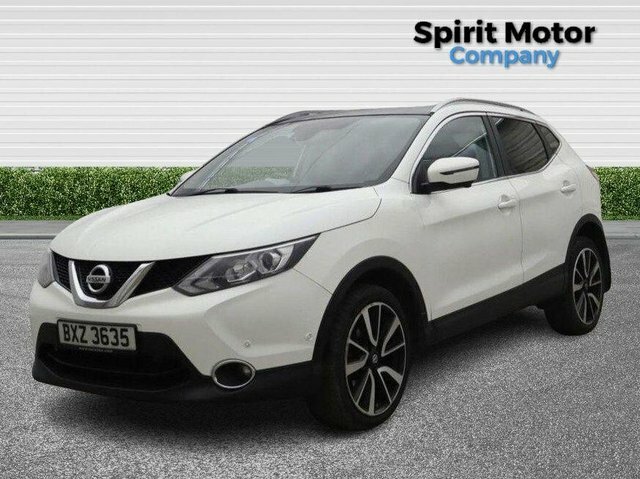 Nissan Qashqai Dig-t Tekna Suv BXZ3635 White #2