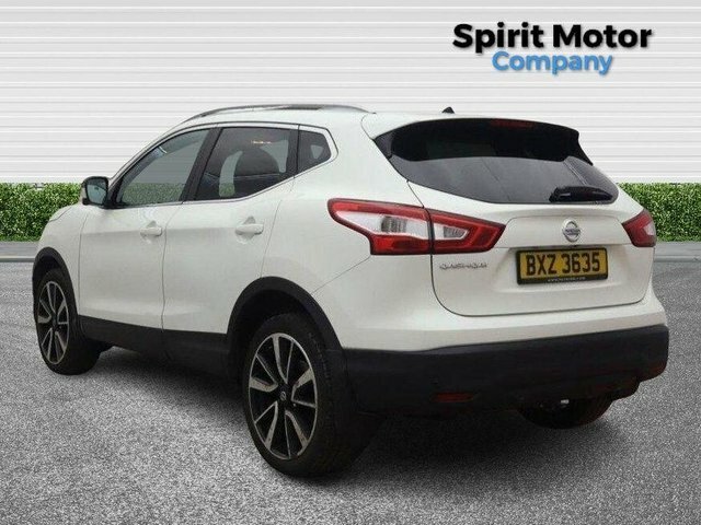 Nissan Qashqai Dig-t Tekna Suv BXZ3635 White #6