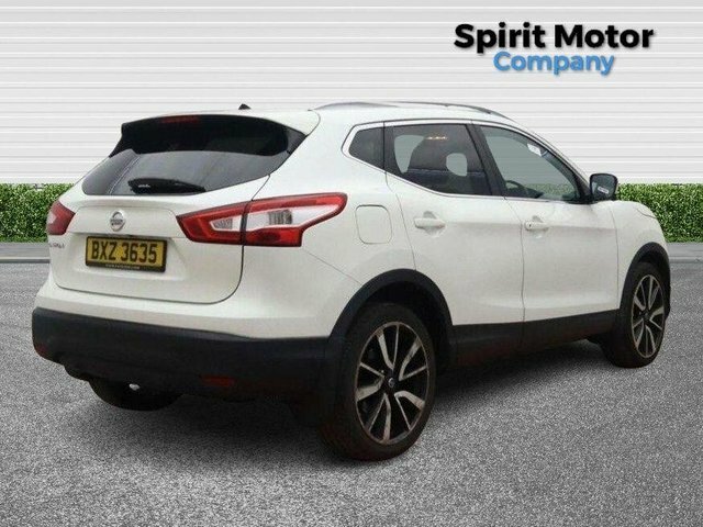 Nissan Qashqai Dig-t Tekna Suv BXZ3635 White #4