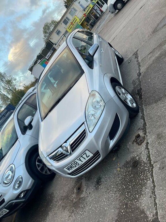 Vauxhall Zafira Exclusiv Mpv Silver #6