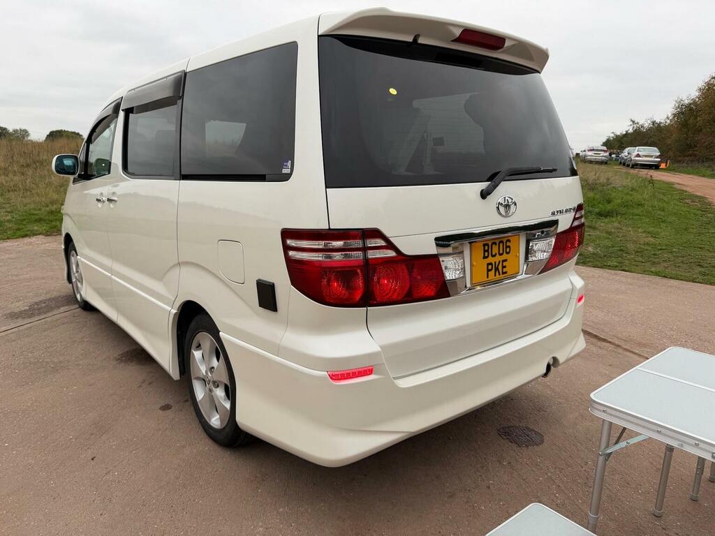 Toyota Alphard Mpv Quality Camper Conversion Ulez Dvd 5 Seater 2 White #2