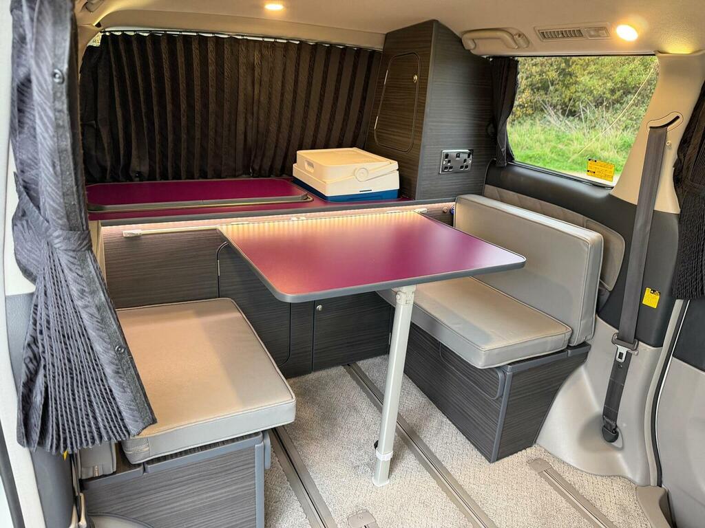 Toyota Alphard Mpv Quality Camper Conversion Ulez Dvd 5 Seater 2 White #4