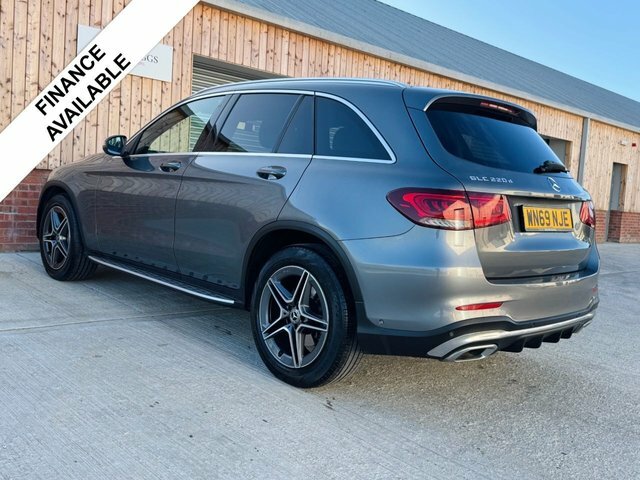 Mercedes-Benz GLC Class 2019 2.0 Glc220d Amg Line Suv G-tronic WN69NJE Grey #2