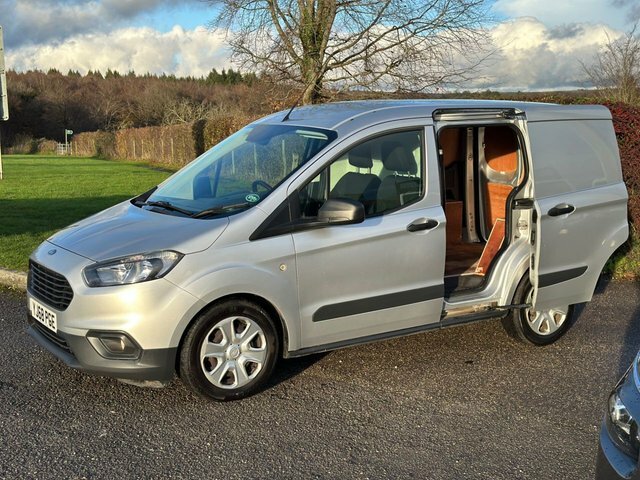 Ford Transit Courier Tdci Trend Panel Van YJ68PGE Silver #3