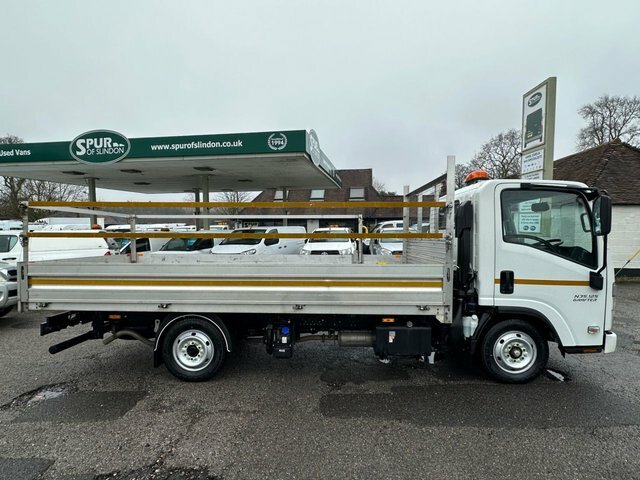 Isuzu N35 Green Dropside LL73XKA White #3