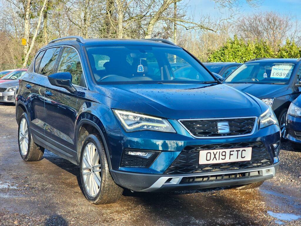 Seat Ateca 1.6 Tdi Xcellence Euro 6 Ss OX19FTC Blue #5