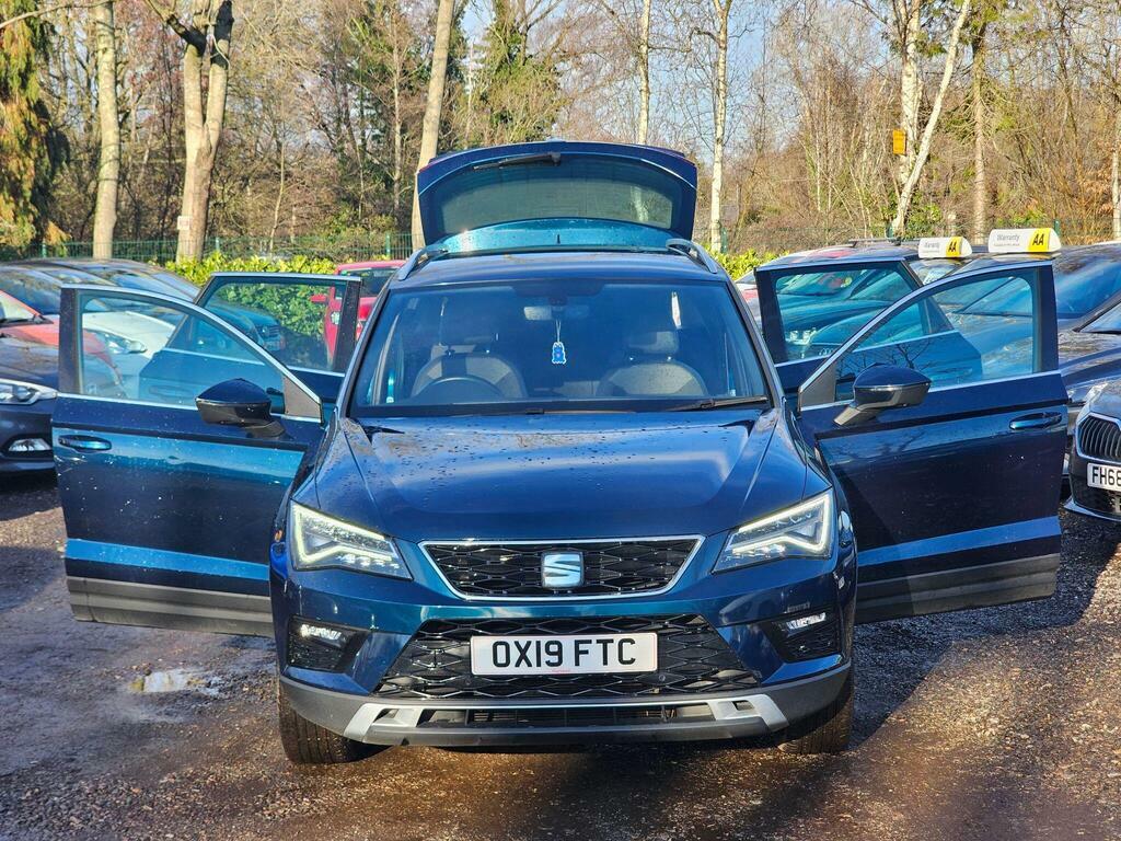 Seat Ateca 1.6 Tdi Xcellence Euro 6 Ss OX19FTC Blue #3