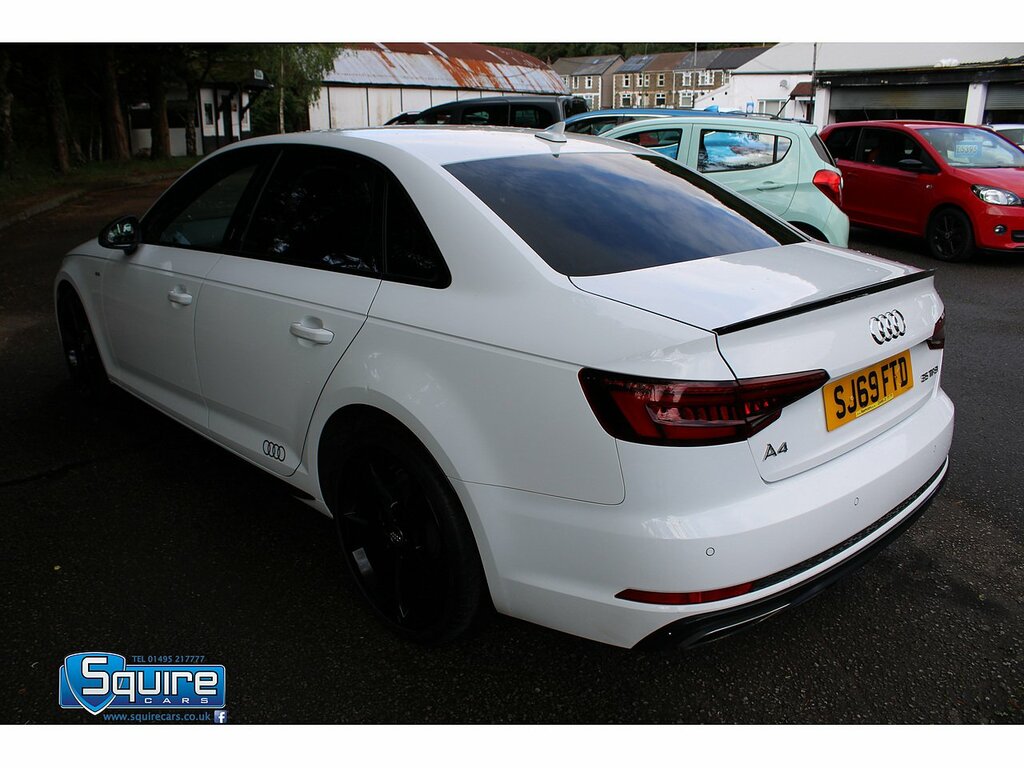 Audi A4 Tfsi Black Edition U1019 Ulez SJ69FTD White #3