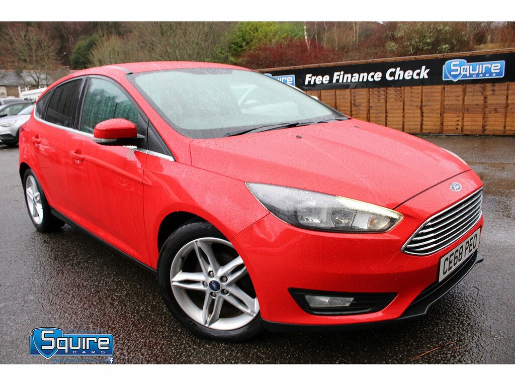 Ford Focus Tdci Zetec Edition U1351 Ulez Red