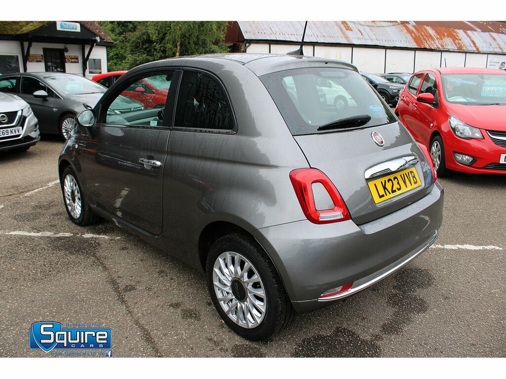 Fiat 500 Mhev U1385 Ulez LK23VVB Grey #3