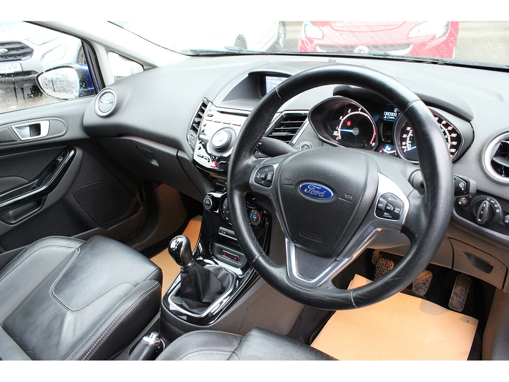 Ford Fiesta T Ecoboost Titanium X U1414 Ulez BJ65EJE Blue #2