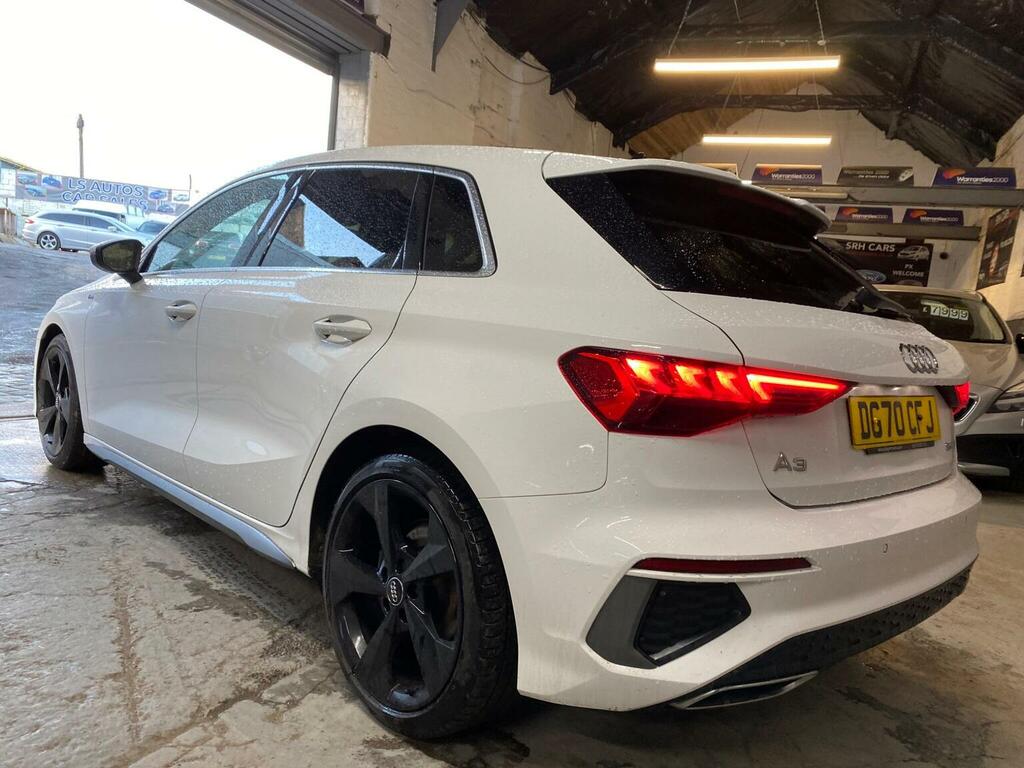 Audi A3 Hatchback 1.5 Tfsi 35 S Line Sportback S Tronic Eu DG70CFJ White #6