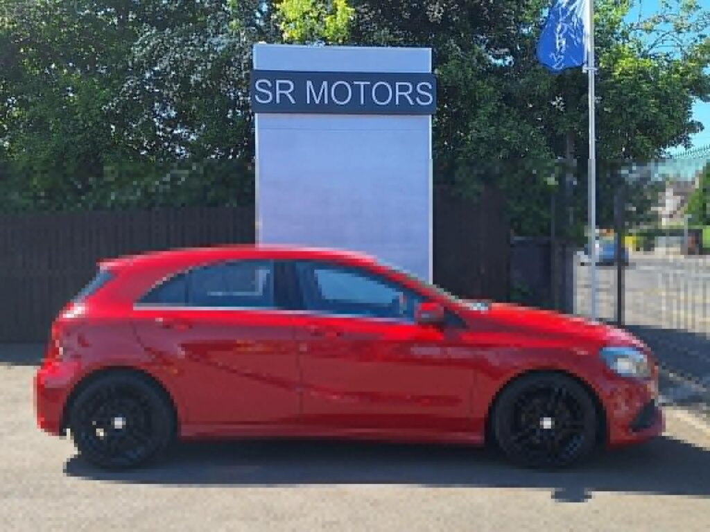 Mercedes-Benz A Class Hatchback 1.6 A160 Amg Line Euro 6 Ss 2017 SK66ARU Red #5