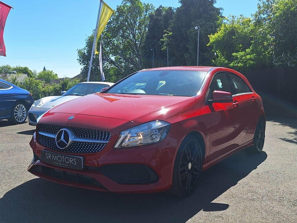 Mercedes-Benz A Class Hatchback 1.6 A160 Amg Line Euro 6 Ss 2017 SK66ARU Red #2