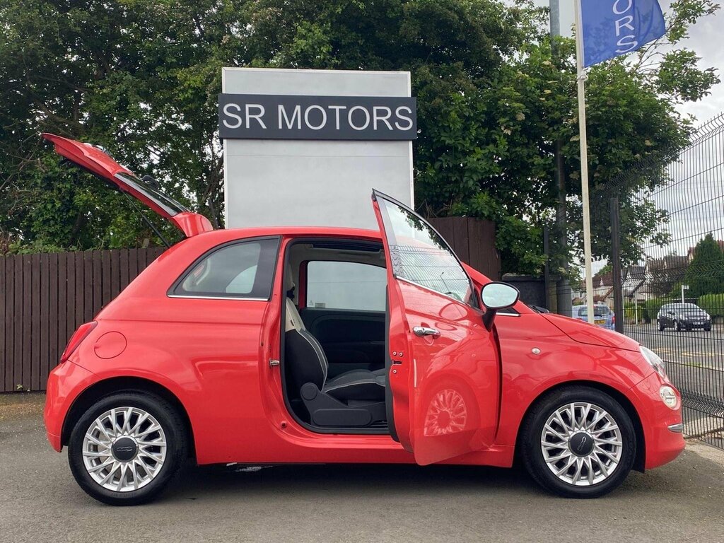 Fiat 500 Hatchback 1.2 Lounge Euro 6 Ss 201565 VNZ4640 Pink #5