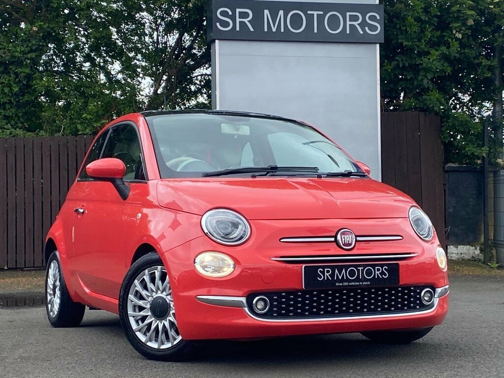 Fiat 500 Hatchback 1.2 Lounge Euro 6 Ss 201565 Pink