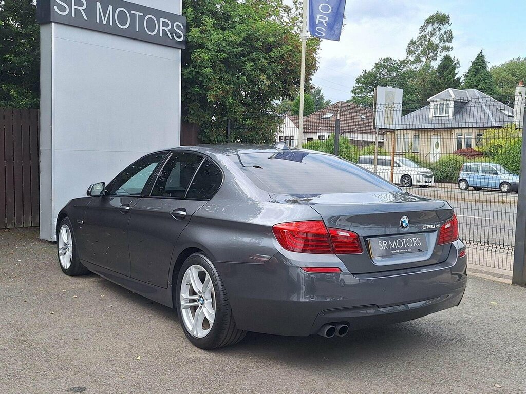 BMW 5 Series Saloon 2.0 520D M Sport Euro 6 Ss 201 SL66ACO Grey #4