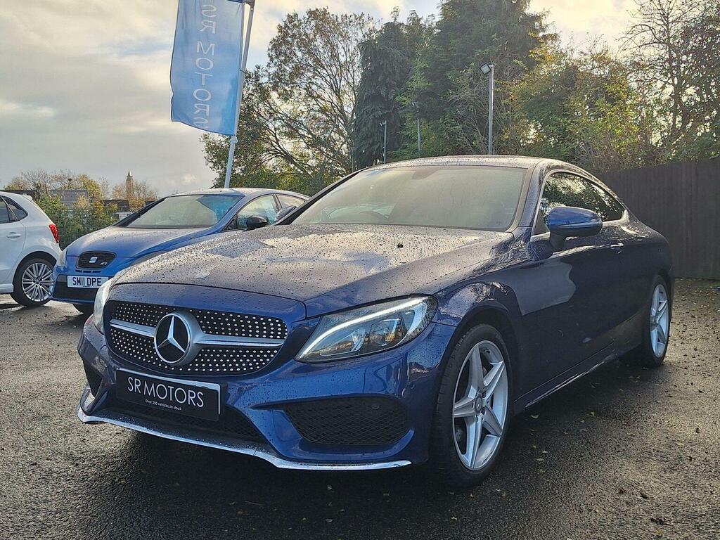 Mercedes-Benz C Class Coupe 2.1 C220d Amg Line Euro 6 Ss 201666 Blue #3