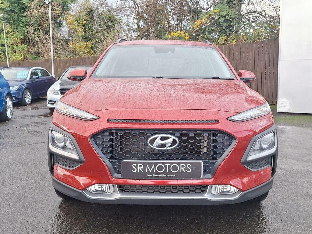 Hyundai Kona Suv 1.0 T-gdi Blue Drive Se Euro 6 Ss 2018 EA68OCK Red #2