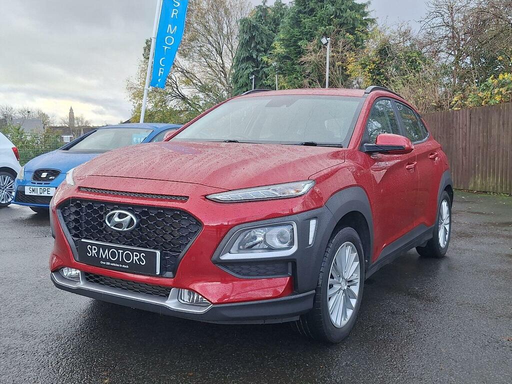 Hyundai Kona Suv 1.0 T-gdi Blue Drive Se Euro 6 Ss 2018 EA68OCK Red #3