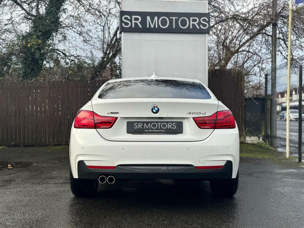 BMW 4 Series Gran Coupe Hatchback 2.0 420D M Sport Xdrive Euro 6 Ss YK68GEA White #5