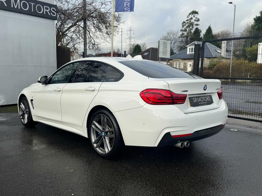 BMW 4 Series Gran Coupe Hatchback 2.0 420D M Sport Xdrive Euro 6 Ss YK68GEA White #4