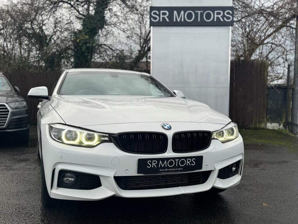 BMW 4 Series Gran Coupe Hatchback 2.0 420D M Sport Xdrive Euro 6 Ss YK68GEA White #2