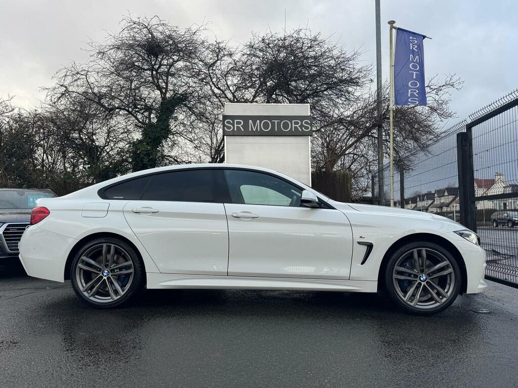 BMW 4 Series Gran Coupe Hatchback 2.0 420D M Sport Xdrive Euro 6 Ss YK68GEA White #6