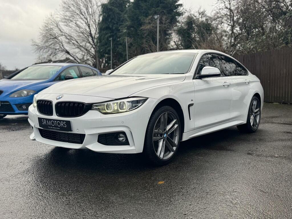 BMW 4 Series Gran Coupe Hatchback 2.0 420D M Sport Xdrive Euro 6 Ss YK68GEA White #3