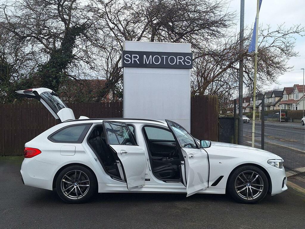 BMW 5 Series Estate 2.0 520D M Sport Touring Xdrive Euro 6 YA18VHG White #6