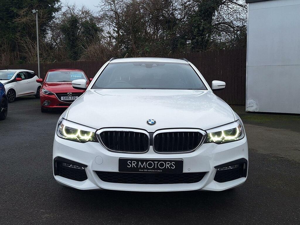 BMW 5 Series Estate 2.0 520D M Sport Touring Xdrive Euro 6 YA18VHG White #2
