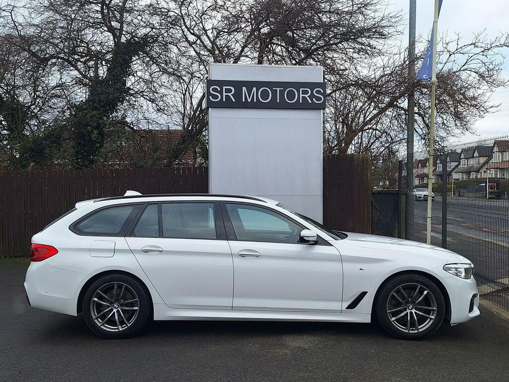 BMW 5 Series Estate 2.0 520D M Sport Touring Xdrive Euro 6 YA18VHG White #5