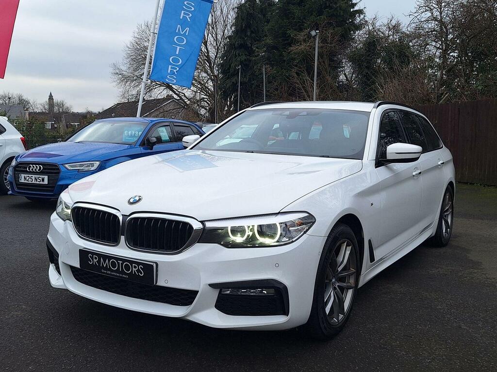 BMW 5 Series Estate 2.0 520D M Sport Touring Xdrive Euro 6 YA18VHG White #3