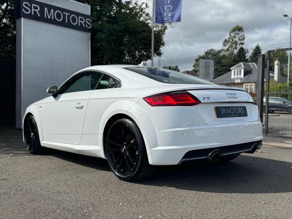Audi TT Coupe 2.0 Tfsi S Line Euro 6 Ss 201666 OU66MWJ White #4