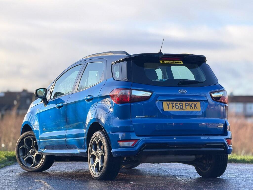 Ford Ecosport Suv 1.5 Ecoblue St-line Awd Euro 6 Ss 2018 YT68PKK Blue #3