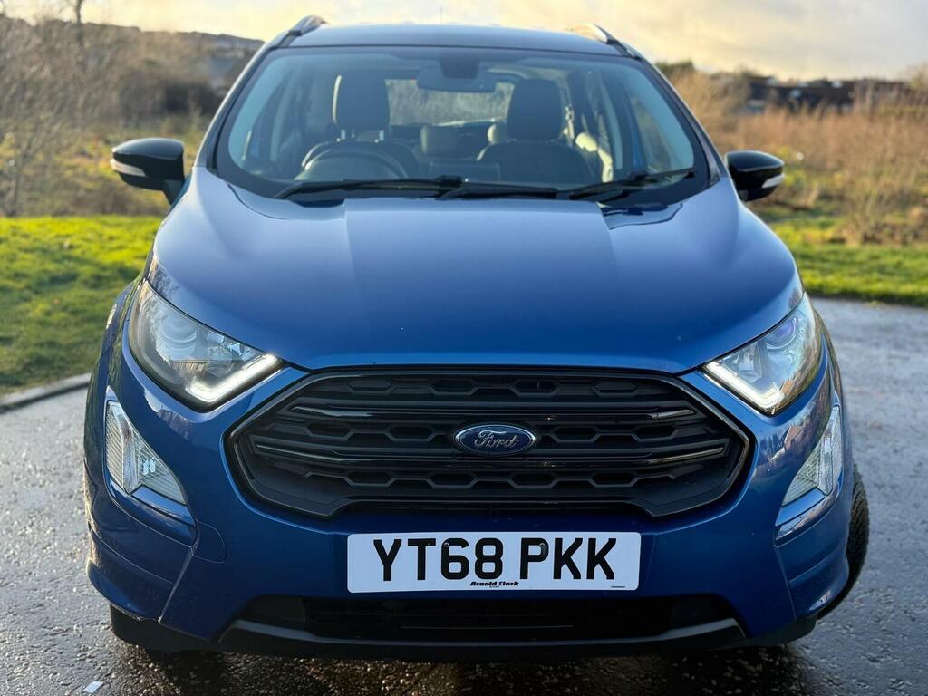 Ford Ecosport Suv 1.5 Ecoblue St-line Awd Euro 6 Ss 2018 YT68PKK Blue #2