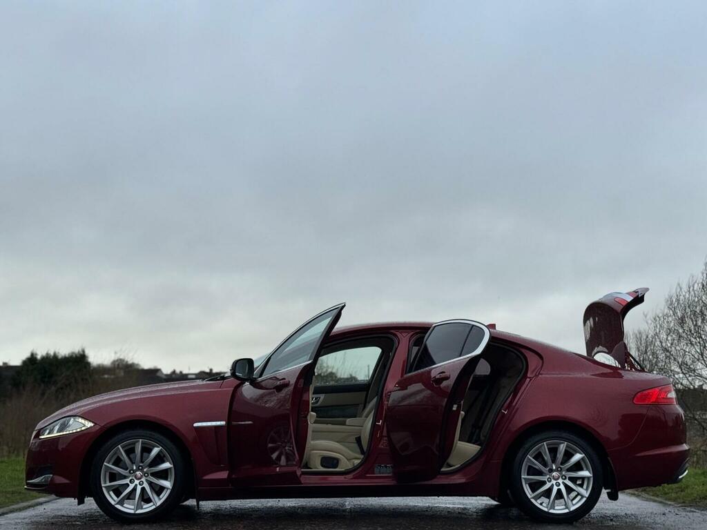 Jaguar XF Saloon 3.0D V6 Premium Luxury Euro 5 Ss PO63KCK Red #4