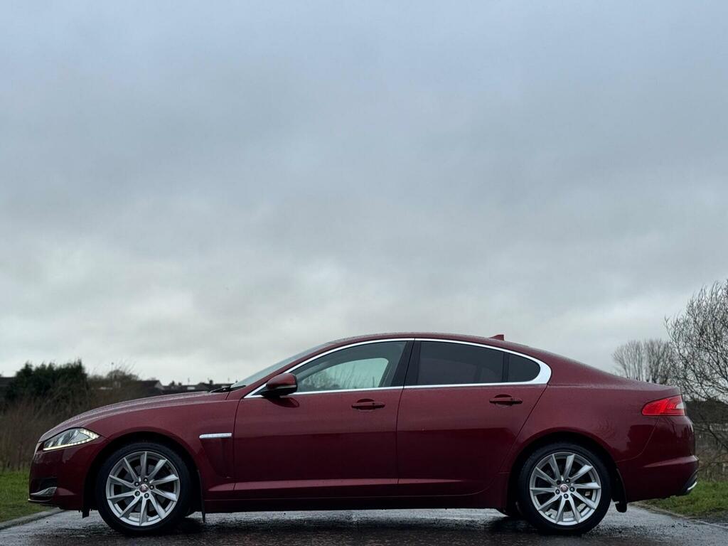 Jaguar XF Saloon 3.0D V6 Premium Luxury Euro 5 Ss PO63KCK Red #6