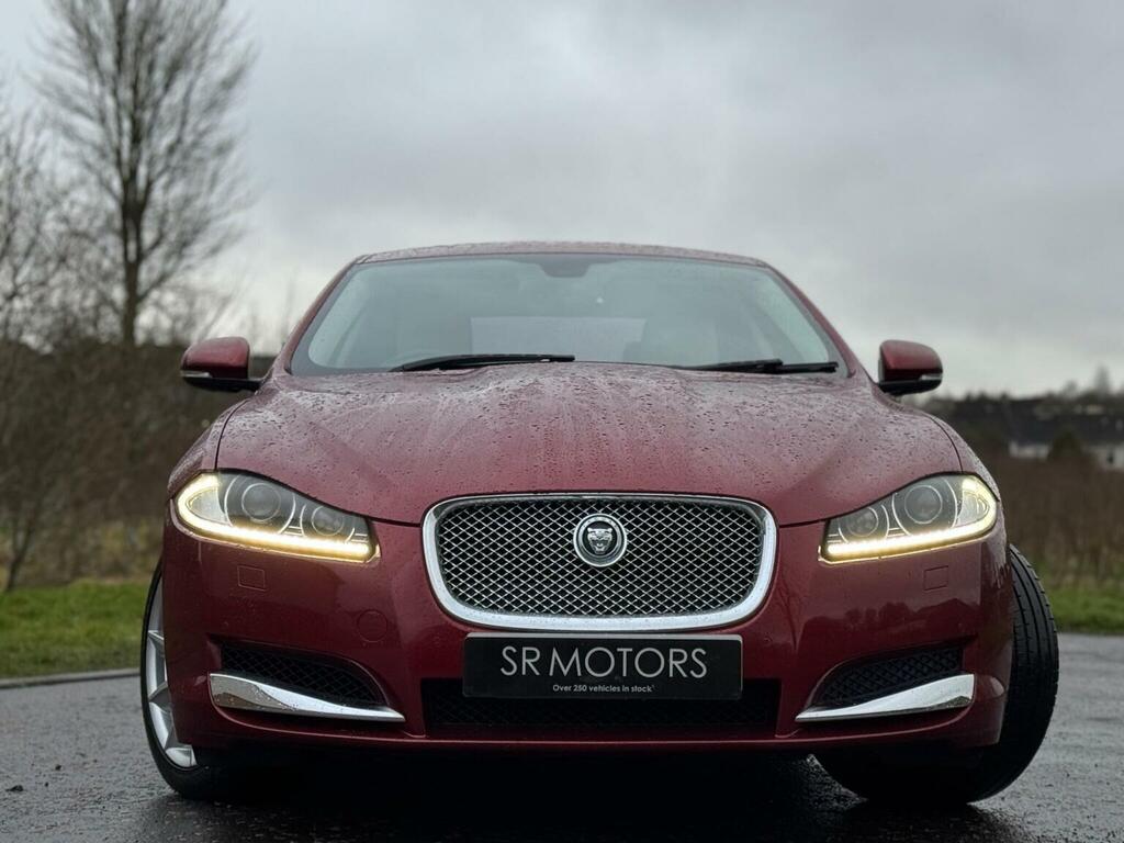 Jaguar XF Saloon 3.0D V6 Premium Luxury Euro 5 Ss PO63KCK Red #2