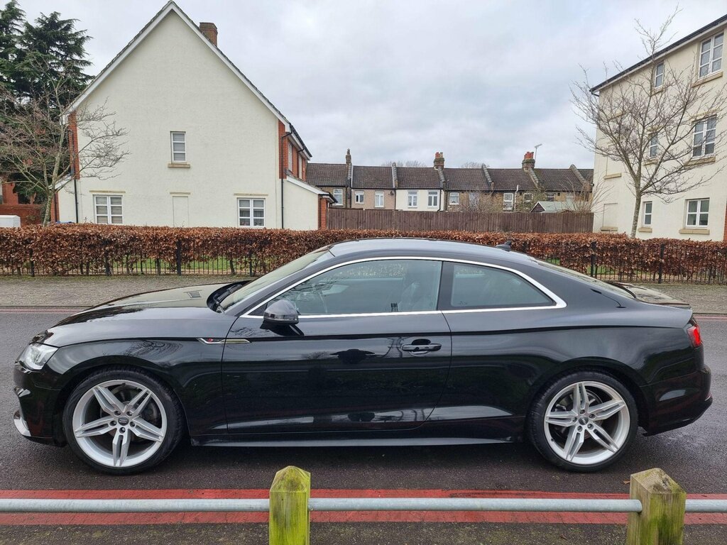 Audi A5 2.0 Tfsi 35 S Line S Tronic Euro 6 Ss MW69KUH Black #4