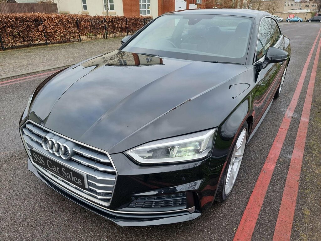 Audi A5 2.0 Tfsi 35 S Line S Tronic Euro 6 Ss MW69KUH Black #3