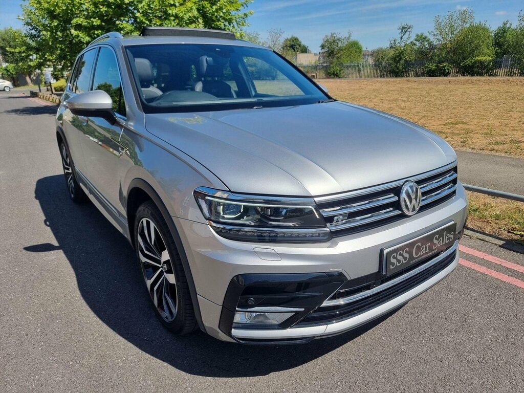 Volkswagen Tiguan 2.0 Tsi Bluemotion Tech R-line 4Motion Euro 6 Ss Silver #2
